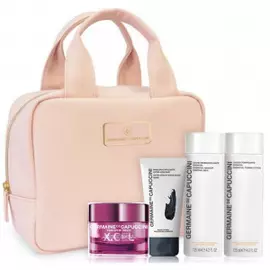 Набор полноценного ухода за кожей лица с обновляющим кремом 35+ в косметичке