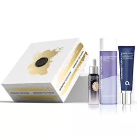 Набор Series Golden Hours (Регенерирующая сыворотка-бустер + Жидкость для демакияжа + Эмульсия кислородонасыщающая)