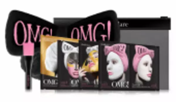 Набор SPA из 4 масок, кисти и банта (011173, 1, черный бант, 1 шт)