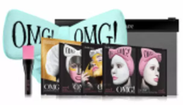 Набор SPA из 4 масок, кисти и банта (011487, 5, мятный бант, 1 шт)