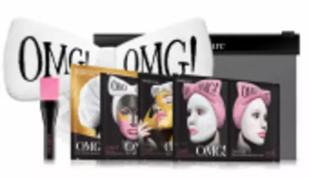 Набор SPA из 4 масок, кисти и банта (011326, 4, белый бант, 1 шт)