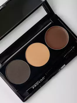 Набор теней для бровей Eyebrowns Brow Palette (EBN04, 04, Темно-коричневый, 3,9 г)