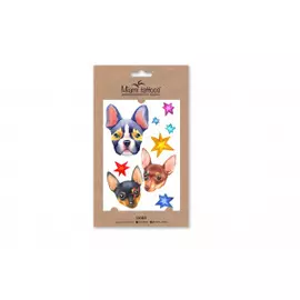 Набор временных татуировок Собаки Miami Tattoos Dogs