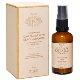 Натуральный светло-бежевый тональный крем для нормальной и сухой кожи