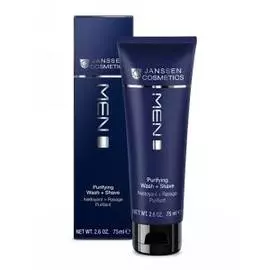 Нежный крем для умывания и бритья Purifying Wash & Shave