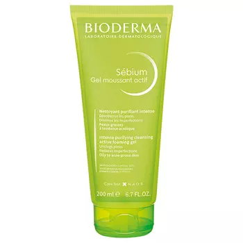 Очищающий гель интенсивного действия Sebium Гель Актив