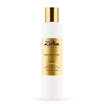 Очищающий тоник против несовершенств Niqa для комбинированной и жирной кожи с серебром