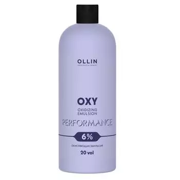 Окисляющая эмульсия 6% 20vol. Oxidizing Emulsion Ollin Performance Oxy (сиреневая) (727229, 1000 мл)