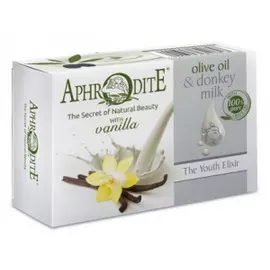 Оливковое мыло Эликсир молодости с молоком ослиц и ароматом ванили