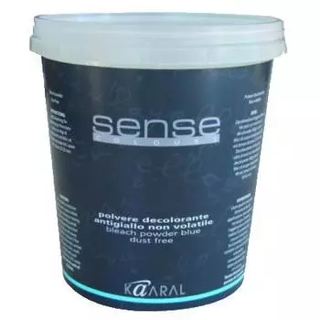 Осветляющая пудра антижелтая Sense colours Bleach Powder Blue Dust Free (014B2, 2000 мл)