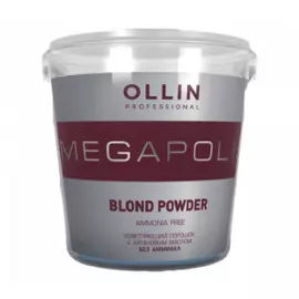 Осветляющий порошок с аргановым маслом без аммиака Ollin Megapolis Blond (390473, 500 г)