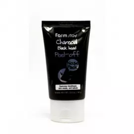 Отшелушивающая маска с углем для носа FarmStay