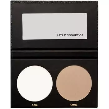 Палитра для контуринга лица Countour (2381R27, N.1, теплый тон, MEDIUM WARM, 2*10 г)