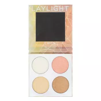 Палитра из 4 хайлайтеров Palette Laylight