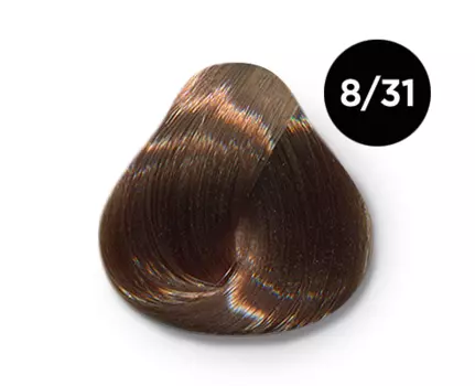 Перманентная крем-краска для волос Ollin Color (770693, 8/31, светло-русый золотисто-пепельный, 100 мл, Русый)