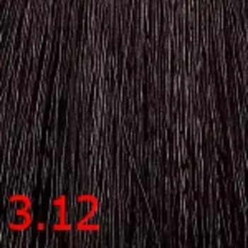 Перманентная крем-краска Ollin N-JOY (396246, 3/12, темный шатен пепельно-фиолетовый, 100 мл, Базовые оттенки)