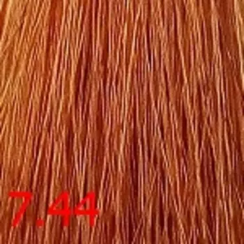 Перманентная крем-краска Ollin N-JOY (396451, 7/44, русый интенсивно-медный, 100 мл, Базовые оттенки)