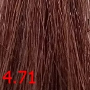 Перманентная крем-краска Ollin N-JOY (396536, 4/71, шатен коричнево-пепельный, 100 мл, Базовые оттенки)