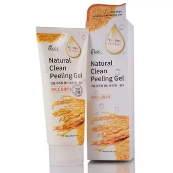Пилинг-скатка с экстрактом коричневого риса Ekel Rice Bran Natural Clean Peeling Gel