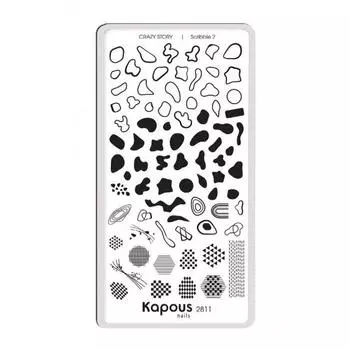 Пластина для стемпинга «Crazy story» (2802, cs_52, Flower 5, 1 шт)