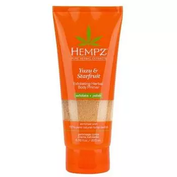 Подготавливающий скраб перед загаром Юдзу и Карамбола Yuzu and Starfruit Exfoliating Herbal Body Primer