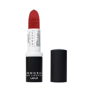 Помада для губ матовая Immoral Mat Lipstick (2248R24-011, N.11, Carnal red, 4 г)
