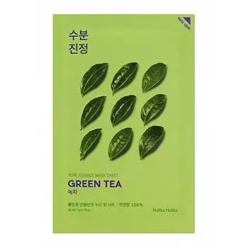 Тканевая маска с зеленым чаем Pure Essence Mask Sheet Green Tea