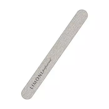 Прямая пилка для ногтей серая Зебра 100*180