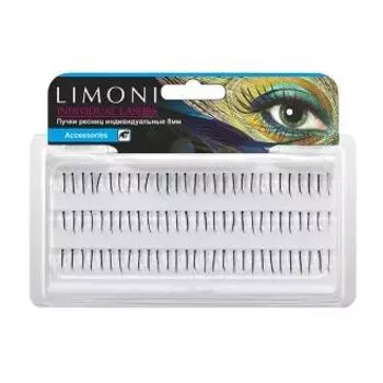 Пучки ресниц индивидуальные черные 8 мм Individual Lashes