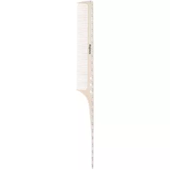 Расческа парикмахерская с пластиковым хвостиком 249*24 мм Polycarbonate