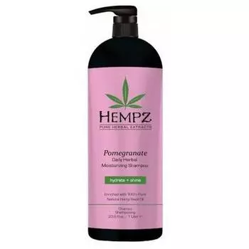 Растительный увлажняющий и разглаживающий шампунь Гранат