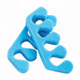 Разделители для пальцев из пенопропилена голубой