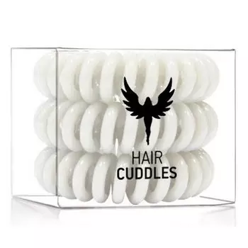 Резинка-браслет для волос Hair Bobbles HH Simonsen (HB315, Pearl-White, 3 шт, Жемчужно-белая)