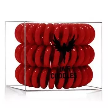 Резинка-браслет для волос Hair Bobbles HH Simonsen (000557, Red, 3 шт, Красная)
