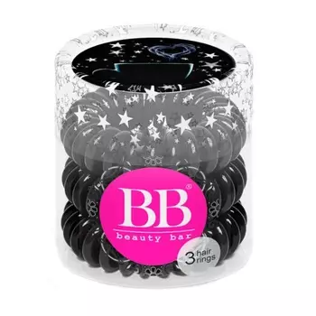 Набор резинок для волос (820022, черный, 1 шт)