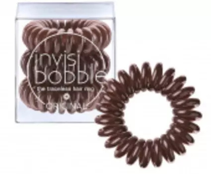 Резинка-браслет для волос Original (Inv_23, 23, коричневый, 3 шт)