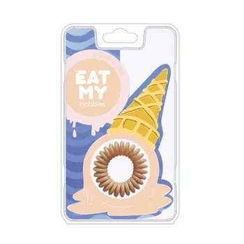 Резинки для волос в цвете Eat My (311425, 15, Бежевый, 3 шт)