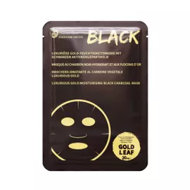 Роскошная увлажняющая маска с золотом Luxurious Gold Hydrating Black Charcoal Mask (T_TR_42, 24*30 мл)