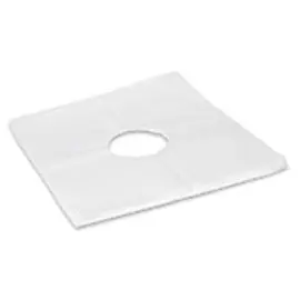 Салфетки для массажного кресла с отверстием Спанлейс Белые 30х40 см