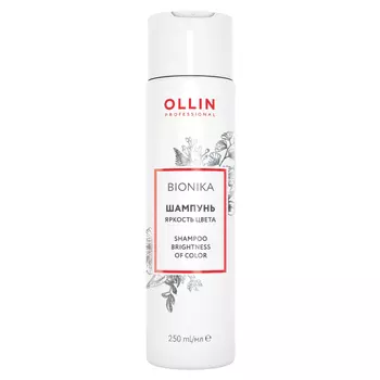 Шампунь для окрашенных волос Яркость цвета Ollin BioNika (397403, 250 мл)