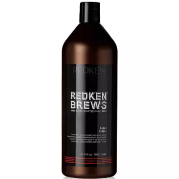 Шампунь, кондиционер и гель для душа 3 в 1 Brews 3-in-1 (P1439902, 1000 мл)