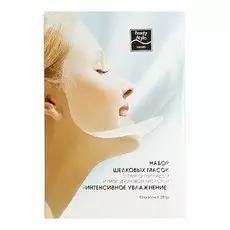 Шелковая маска с пента-пептидом и гиалуроновой кислотой