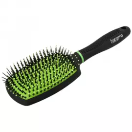 Щётка массажная большая ECO brush, черно-зеленая