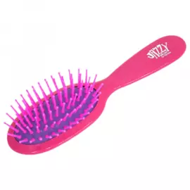 Щётка массажная малая овальная розовая/фиолетовая