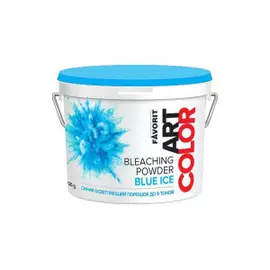 Синий осветляющий порошок до 9 тонов Art Color