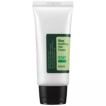 Солнцезащитное средство с алоэ для лица SPF 50 PA+++ Aloe Soothing Sun Cream