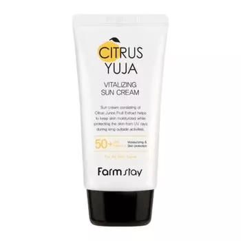 Солнцезащитный крем SPF50+ Citrus Yuja Vitalizing Sun Cream