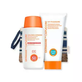 Солнцезащитный набор с эмульсией и восстанавливающим кремом SPF50