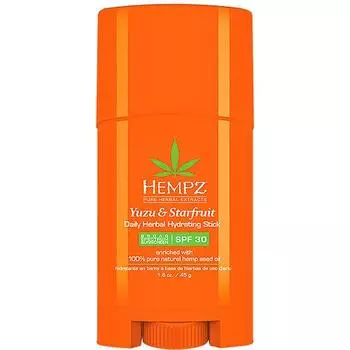 Солнцезащитный увлажняющий бальзам-стик SPF 30 Hempz