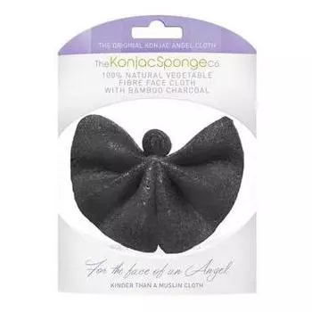 Спонж для лица и тела в виде ангела Angel Cloth Bamboo Charcoal